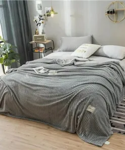 Grey Fleece Blanket